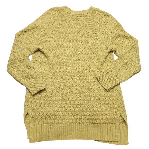 Fat Face Open Front Knit Cardigan Size 6 Yellowish Green - Picture 4 of 11